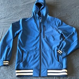 Burton DeepBlue FullZipHoodie Jacket - SIZE MEDIUM (95% Polyester/5% Spandex)
